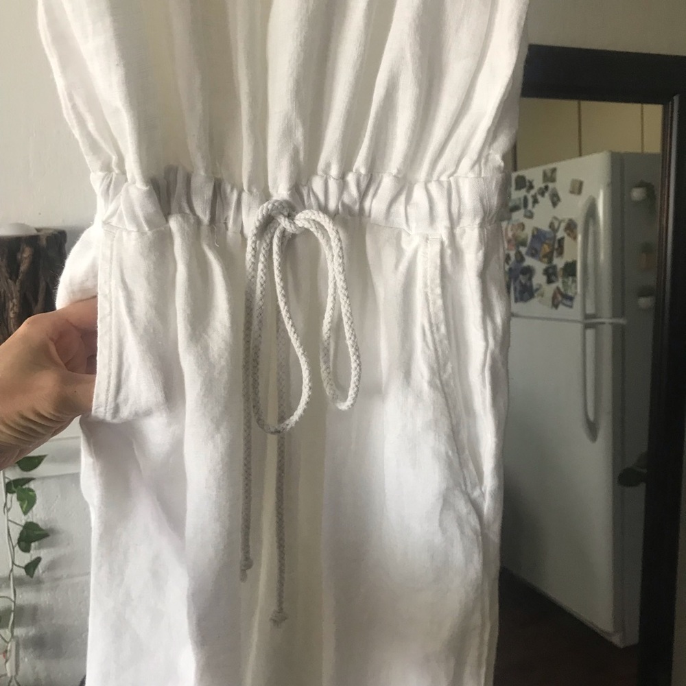 NWOT Anthropologie Cloth and Stone Linen Jumpsuit - Picture 4 of 8